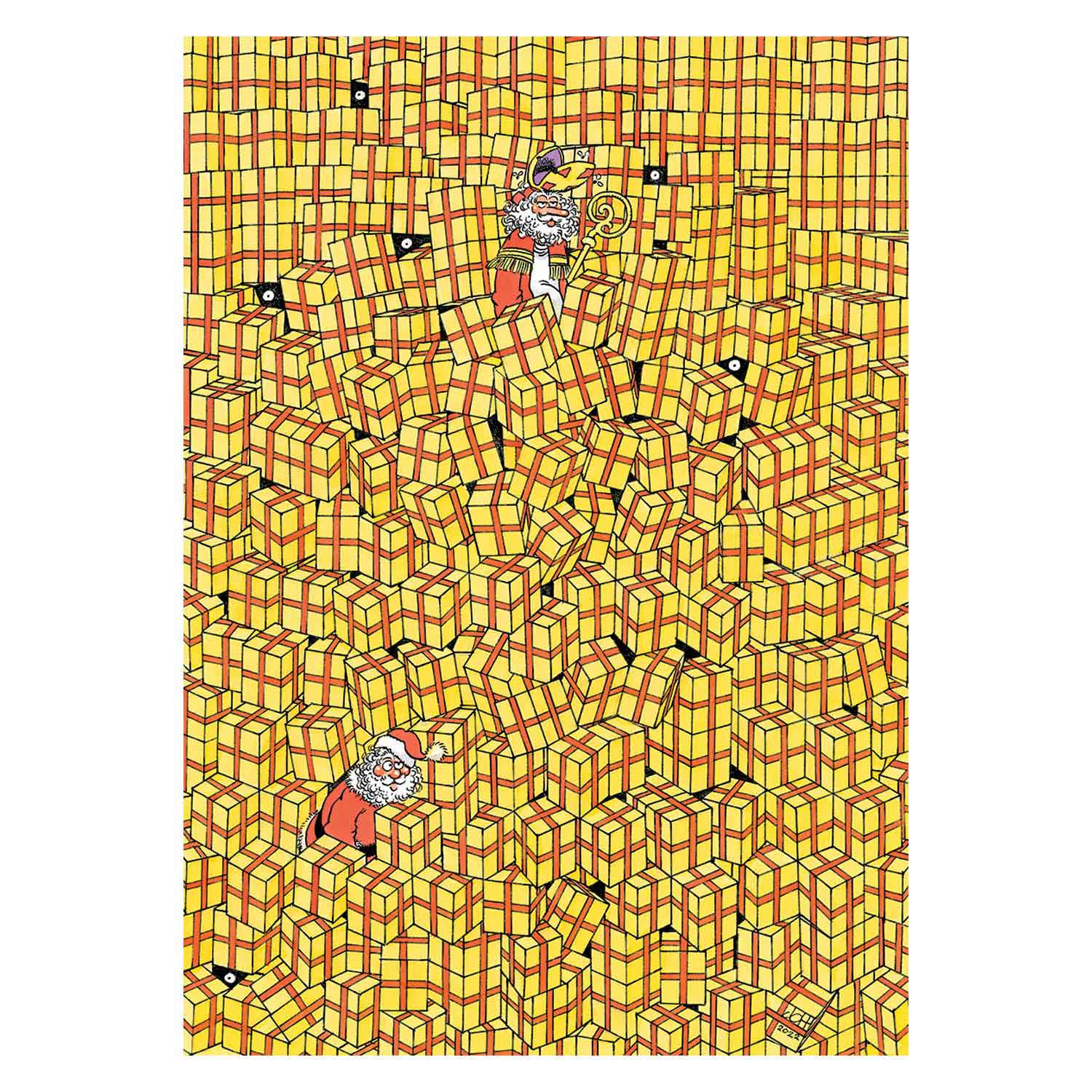 Jan van Haasteren Legpuzzel Expert 4 Overal Cadeautjes!, 500