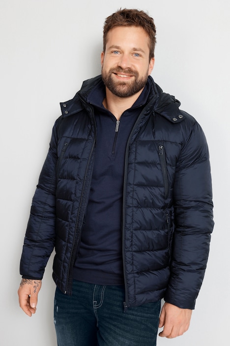 Boston Park Steppjacke, Kapuze, viele Taschen, bis 74
