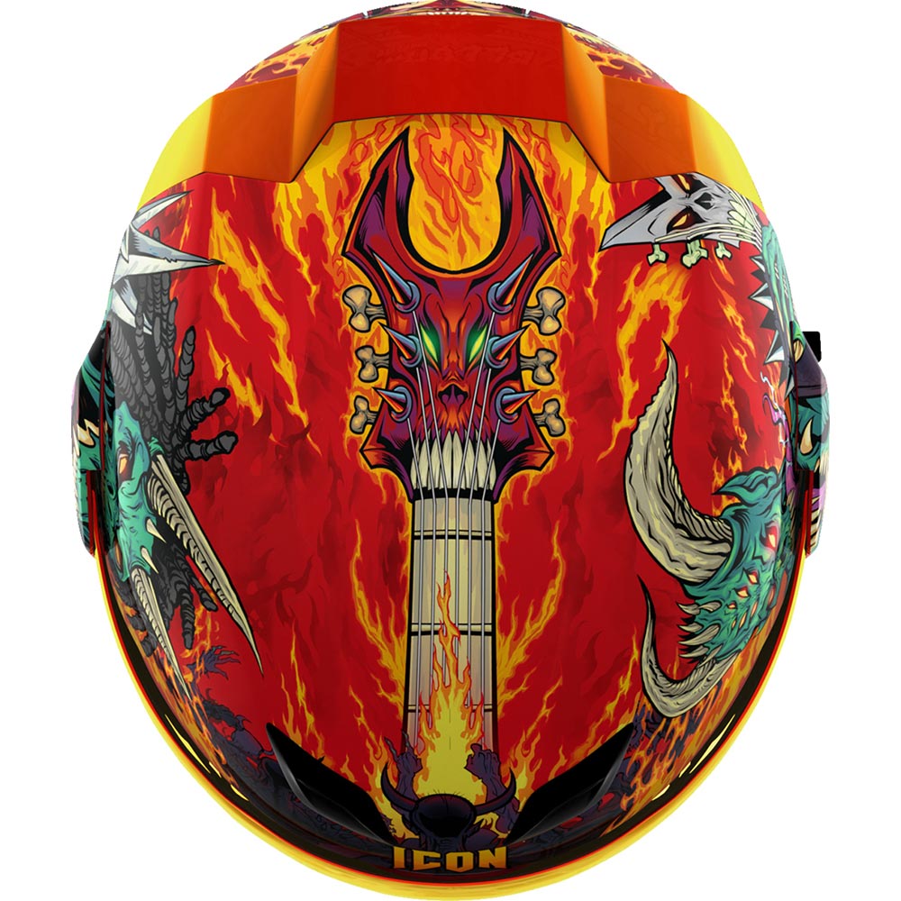 Icon - Casque Airflite MIPS® Blegh™ Rouge / Multicolore