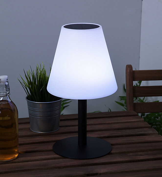 Lampe à poser solaire LED Blooma Elgini RVB H.36 cm IP44