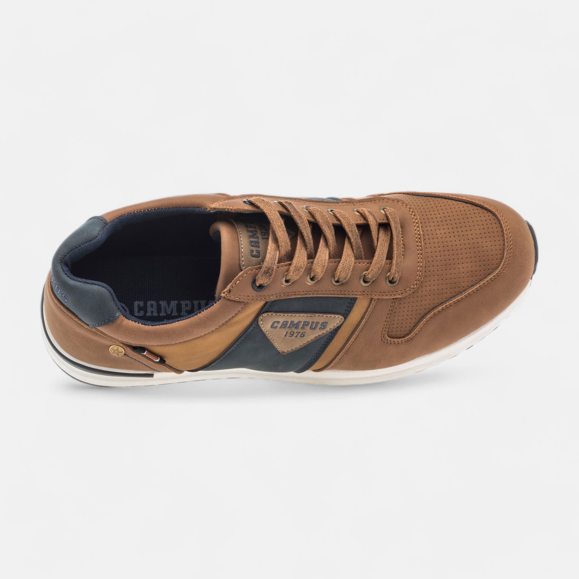 Baskets basses Homme cognac