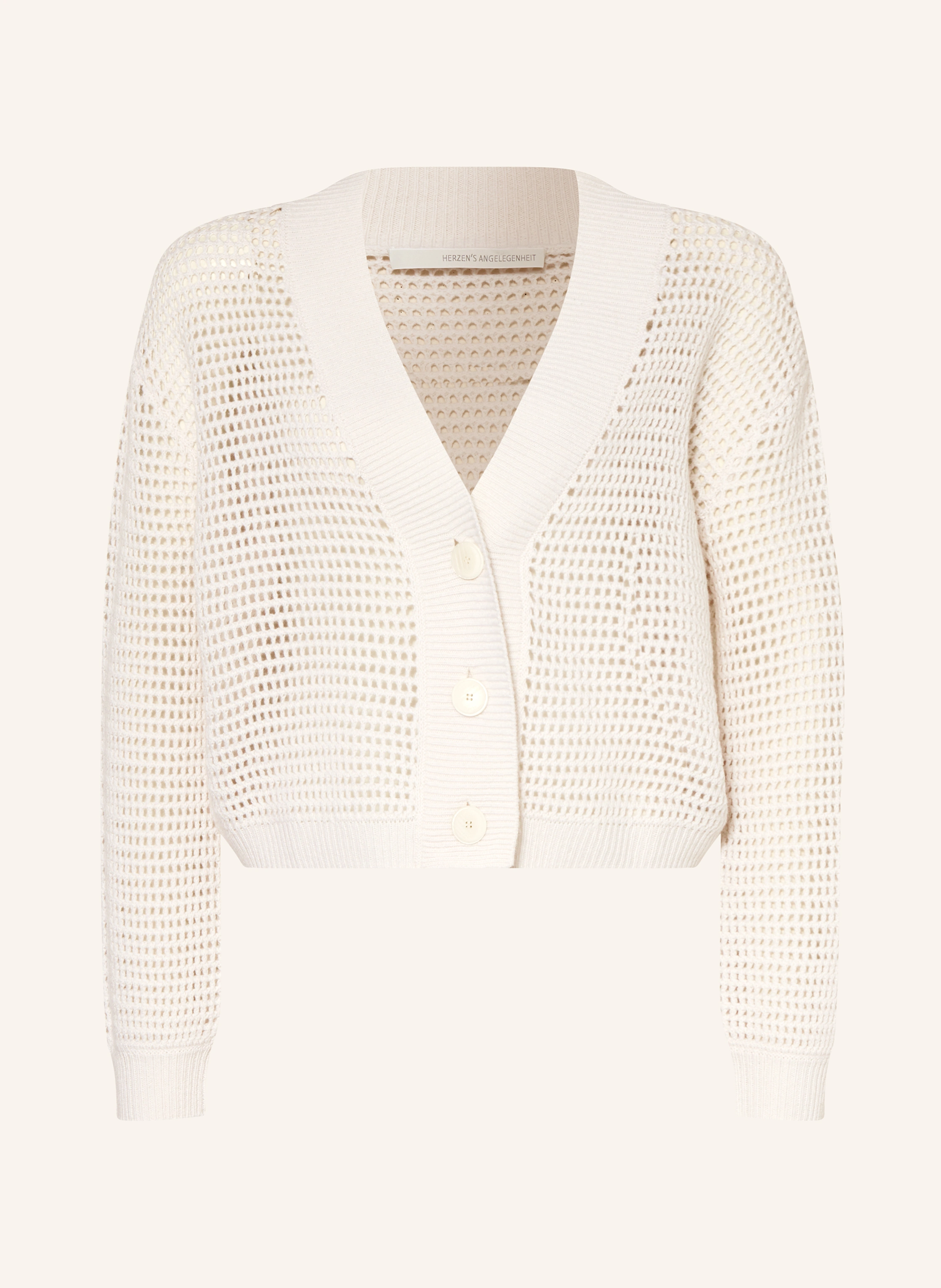HERZEN'S ANGELEGENHEIT Strickjacke mit Cashmere