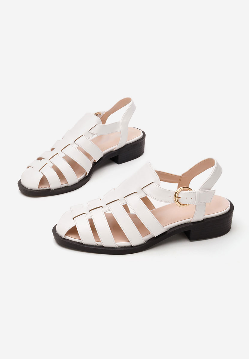 Sandales femme blanches Angelynna