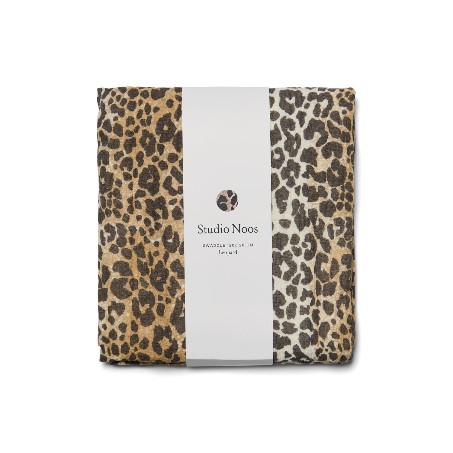 Studio Noos | Swaddle Print Large | Leopard