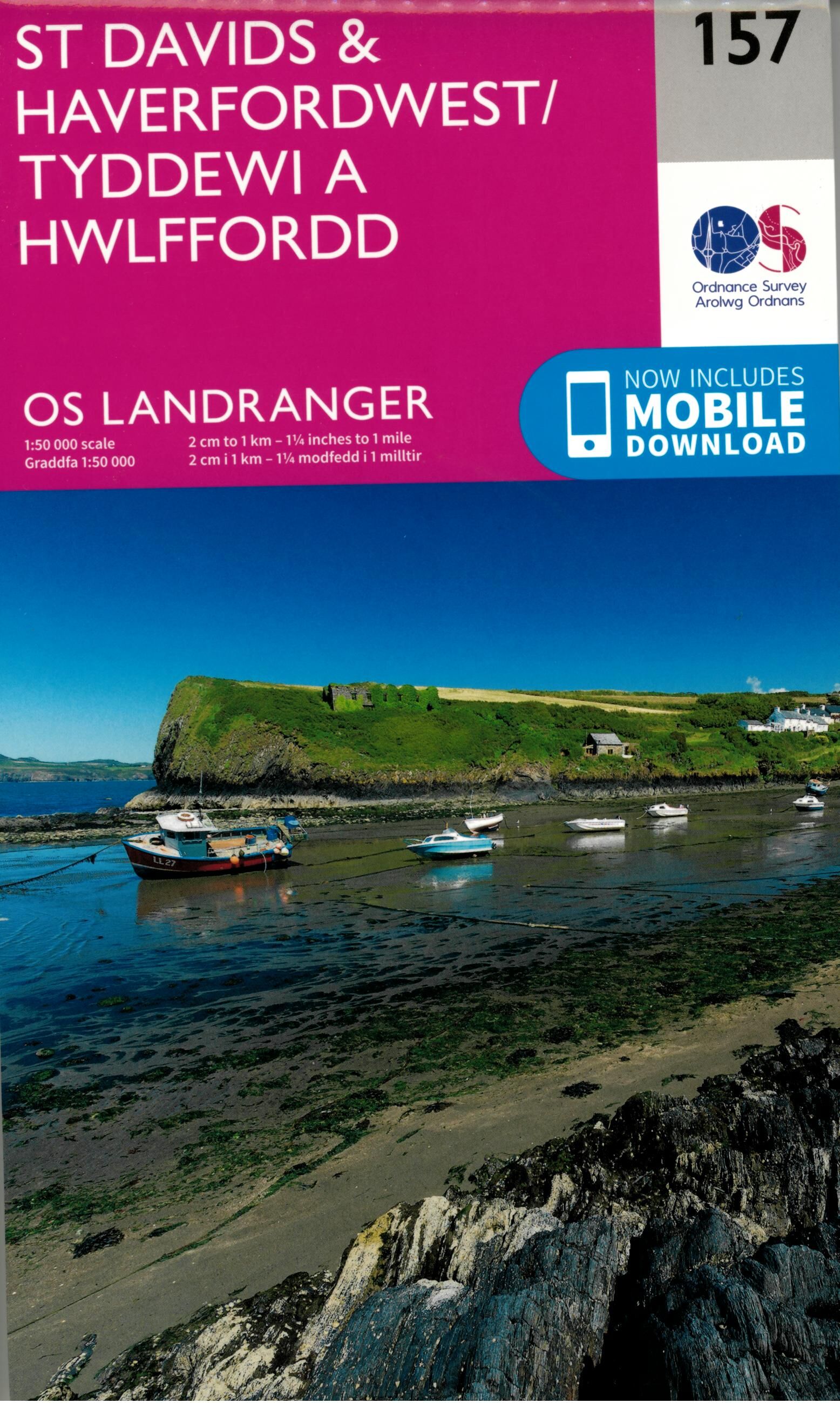 ORDNANCE SURVEY - 157 GB ST DAVIDS 1 50 000