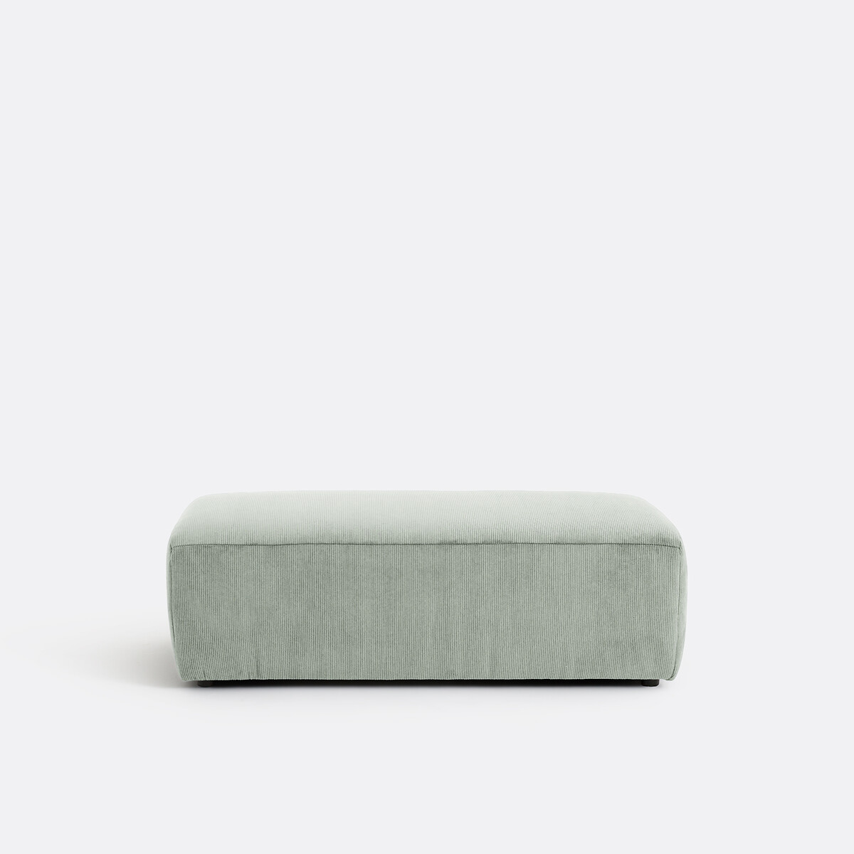 LA REDOUTE INTERIEURS<br>Puff XL, veludo canelado fino, Liora