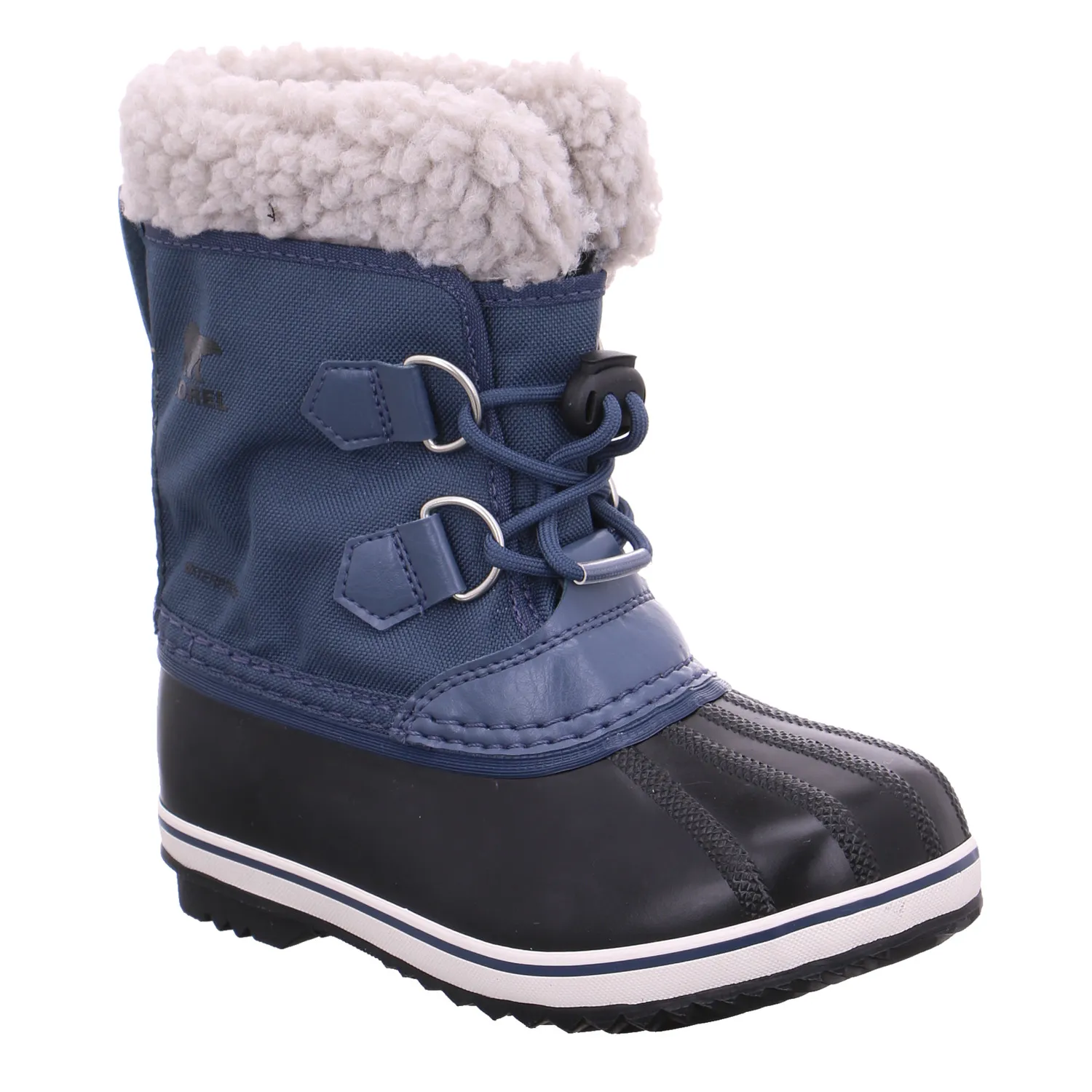 SOREL Kinder-Snowboot Jeansblau Synthetik  Schneestiefel Unisex