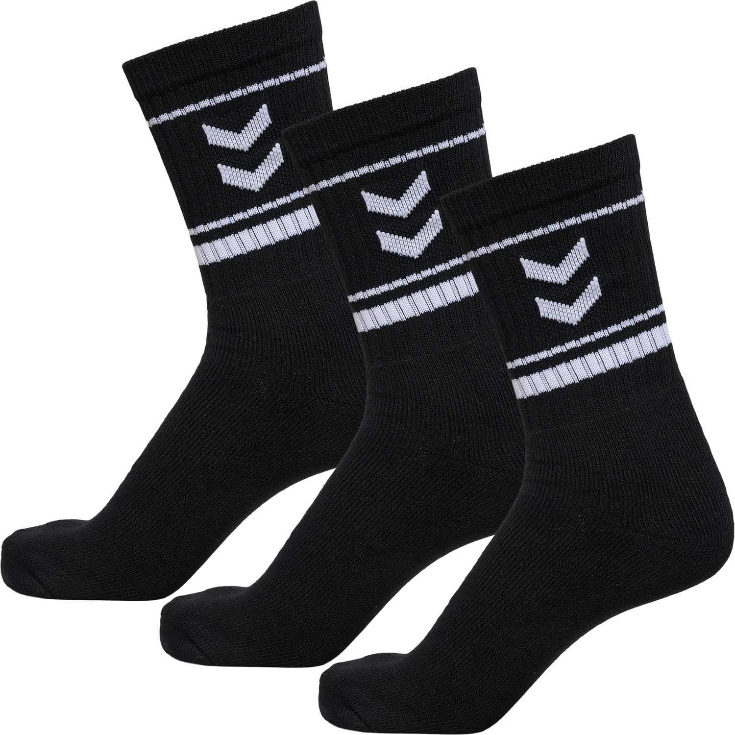 Hummel Stripe Crew 3-Pack Sok