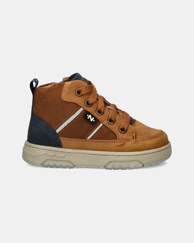 Nelson Kids Hoge sneakers  - cognac