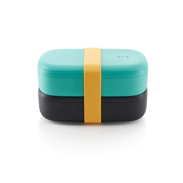 Lunch Box basics To Go turquoise 1 L Lékué