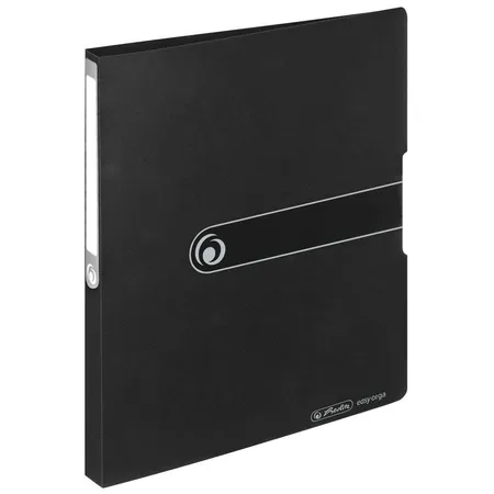 Herlitz Ringbuch PP A4 2 Ringe 16mm opak schwarz