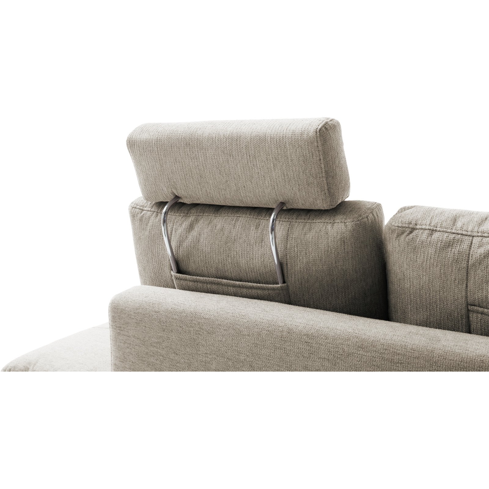 Kopfstütze Premium Pierre Stoff taupe