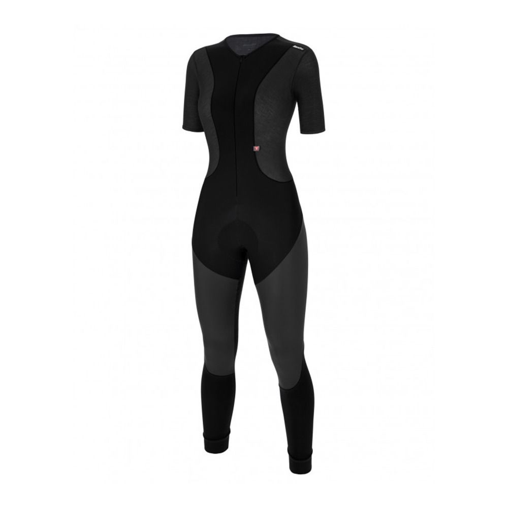 Santini VEGA DRY - Collant À bretelles Femme noir