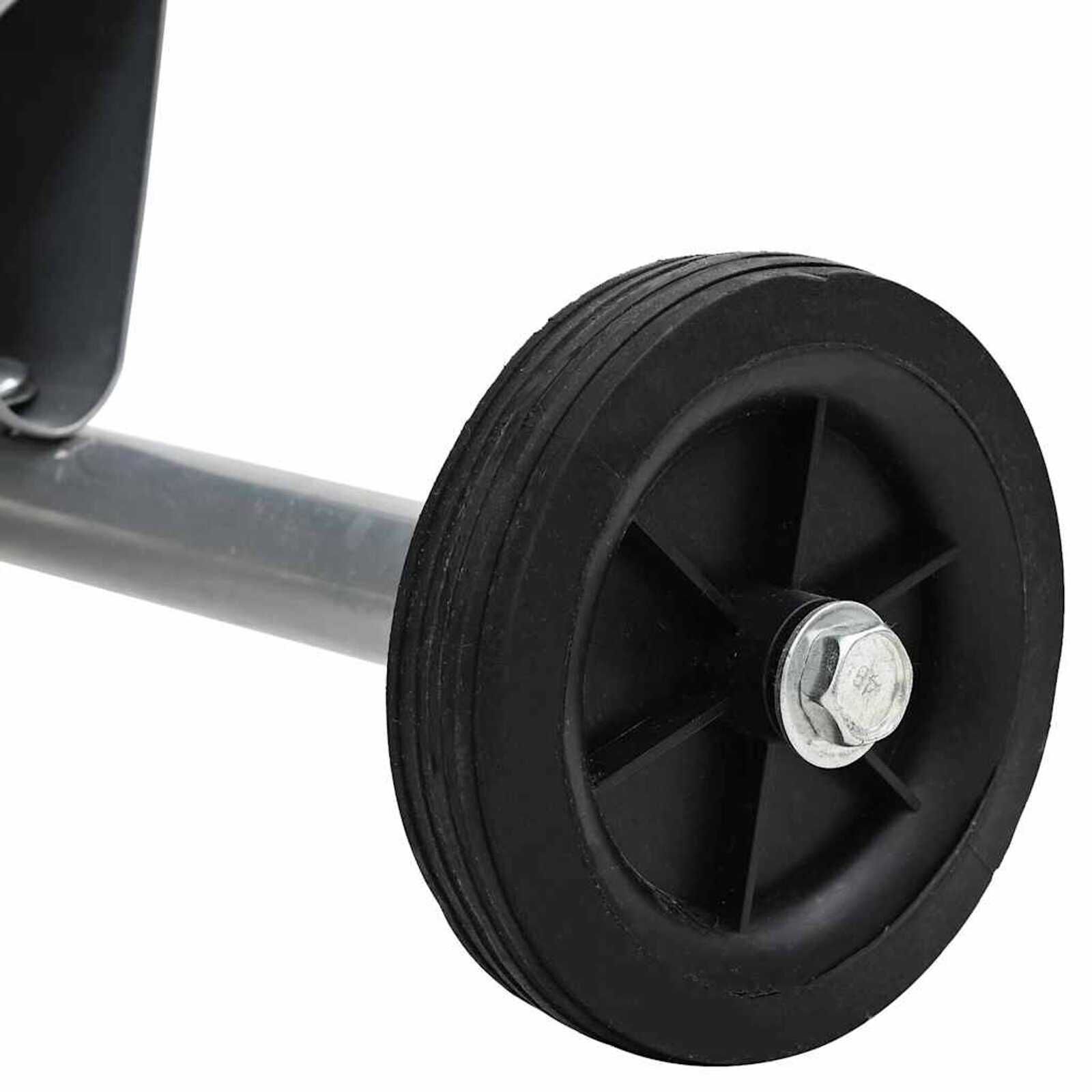 vidaXL Trommelventilator met wiel 79 x 37 x 82 cm aluminium