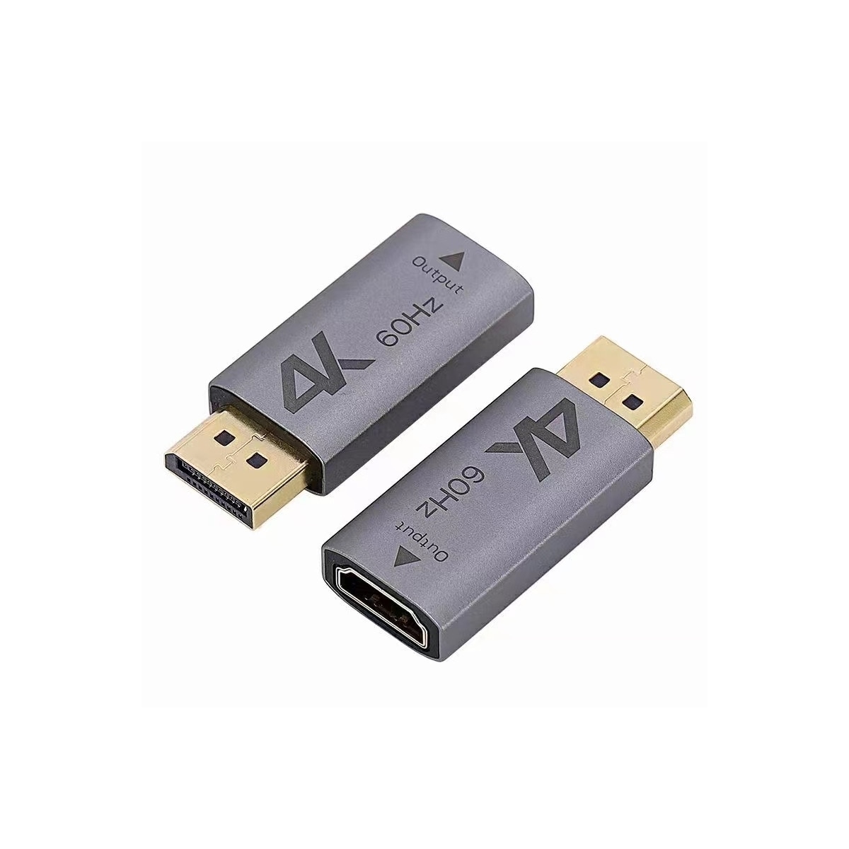 NÖRDIC Aktiv adapter Displayport1.2 hann til HDMI1.4b hunn 4K 60Hz Eyefinity svart