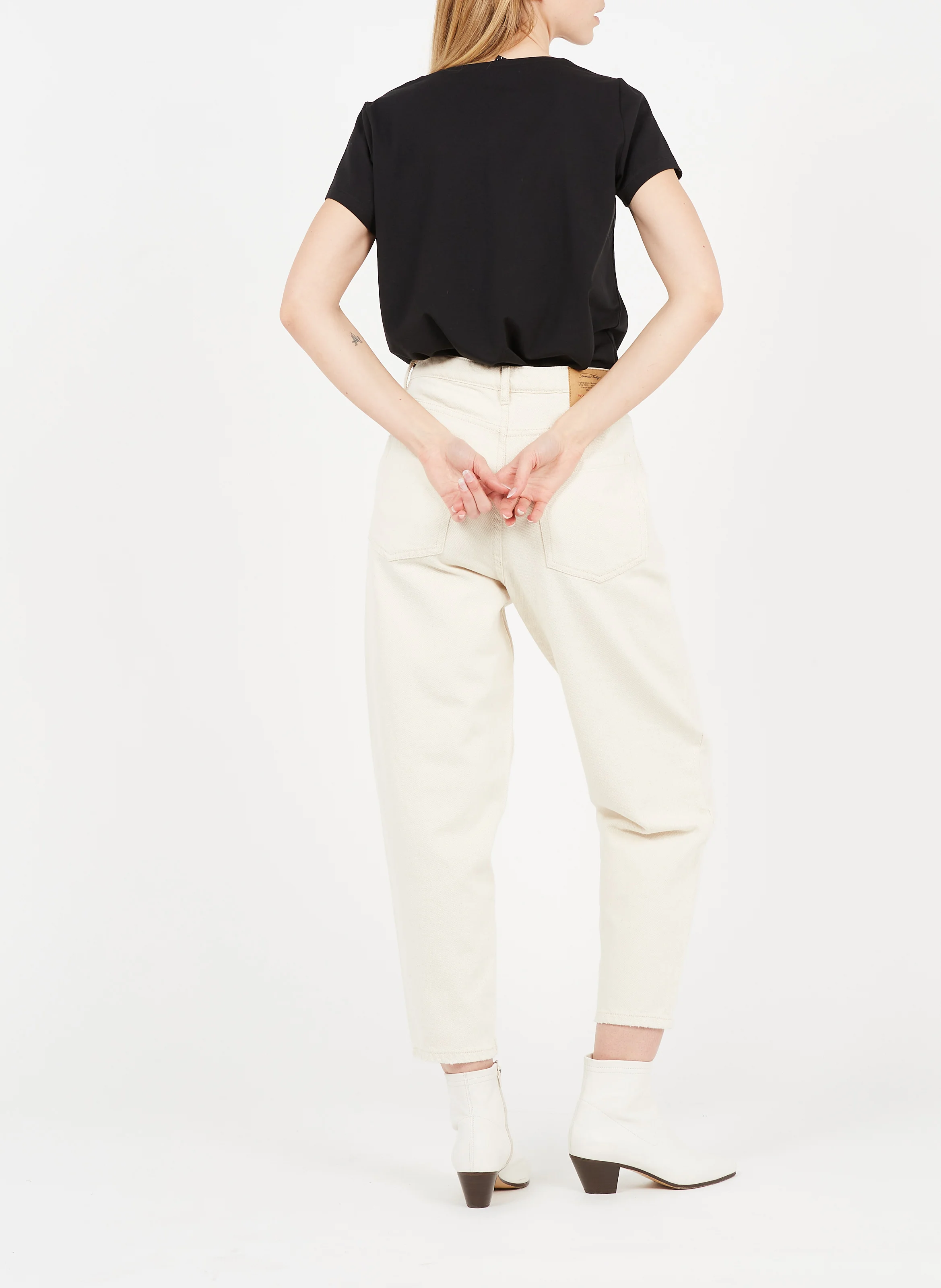 TINEBOROW - Jean droit en coton | Beige
