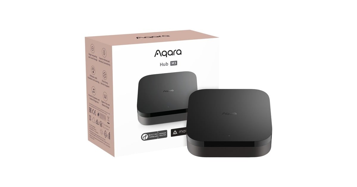 AqaraSmart Lock U200 Kit + Hub M3 + Smart Video Doorbell G4  (Zwart, Thread, Bluetooth 5.1, NFC)