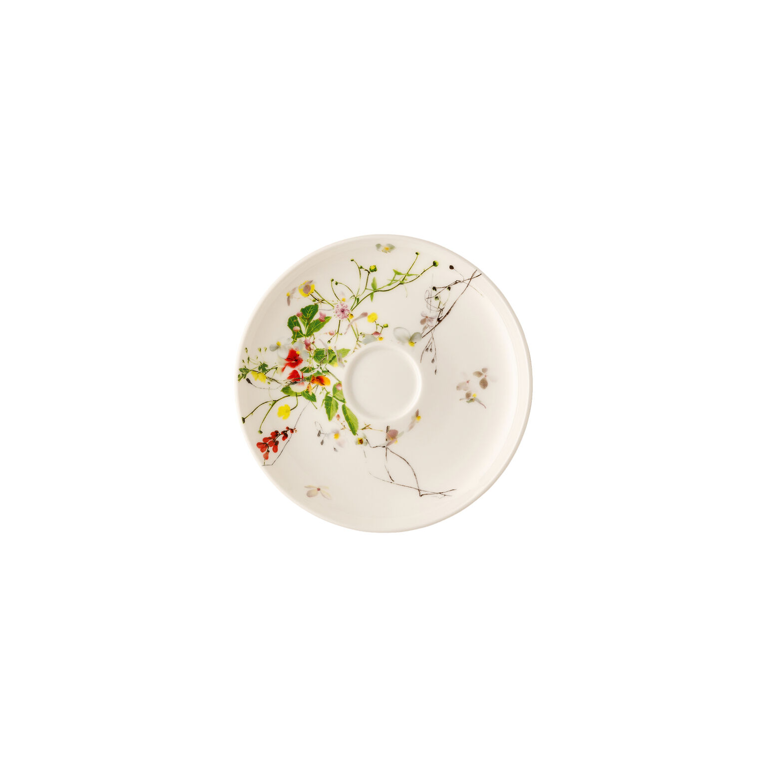 Brillance Bone China Fleurs Sauvages Kaffee-Untertasse/Coup