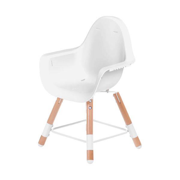 Childhome Evolu 2-in-1 Kinderstoel Naturel / Wit