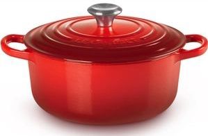 Le Creuset - Braadpan Signature - Kersenrood - Gietijzer - 3,3 Liter