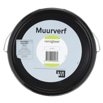 KARWEI muurverf reinigbaar RAL 9010 gebroken wit 2,5 liter