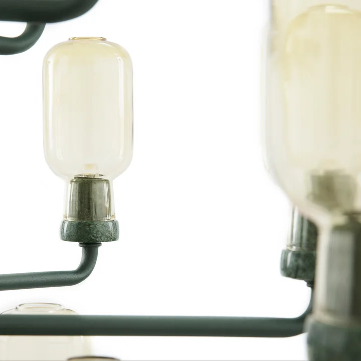 Normann Copenhagen - Amp Kronleuchter small, smoke / black