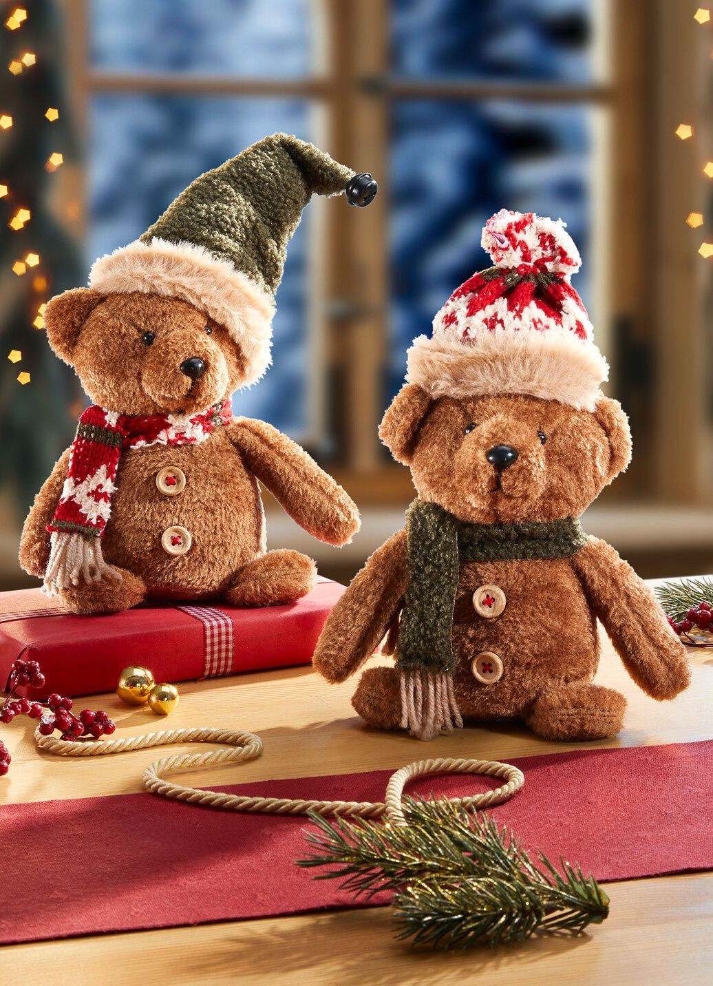 Weihnachtlicher Plüschteddybär