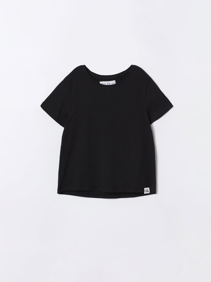 Conjunto com 2 camisetas combinando - Pretas