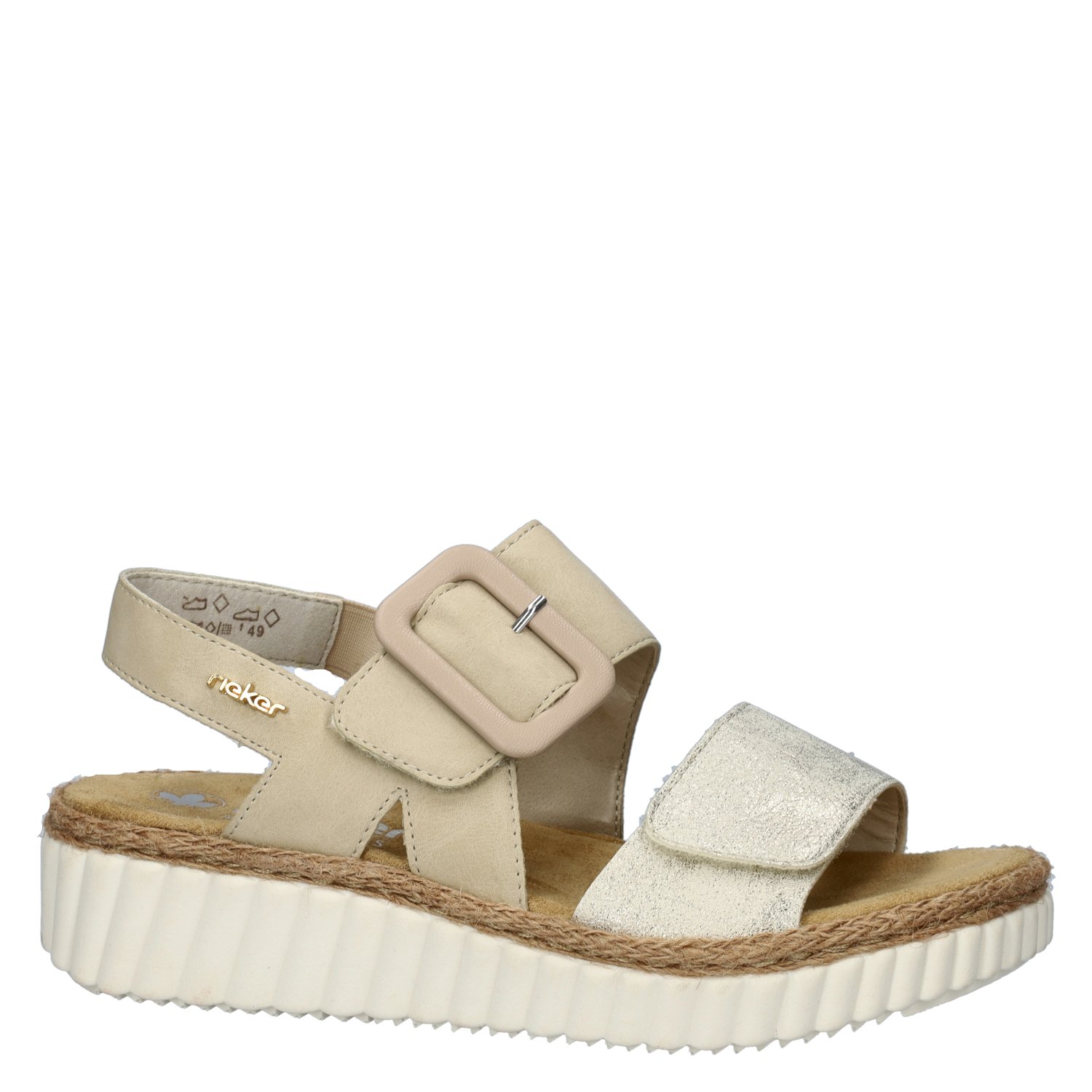 dames sandaal Rieker Beige