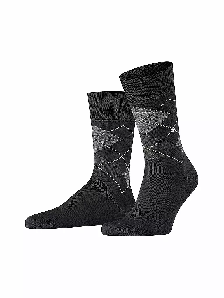 BURLINGTON Herren Socken 40-46 MANCHESTER black schwarz