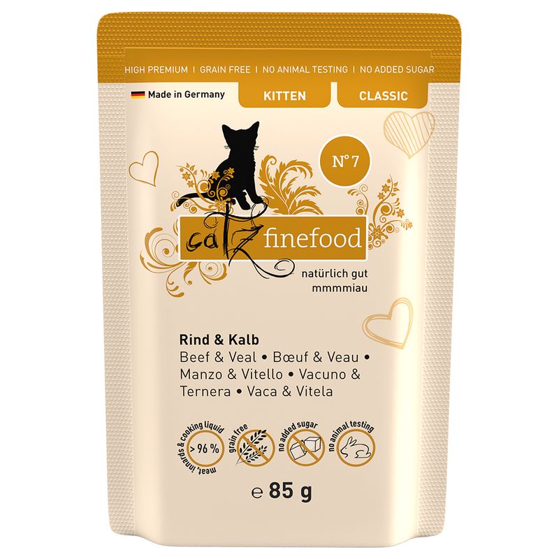 catz finefood Kitten 12 x 85 g pour chaton