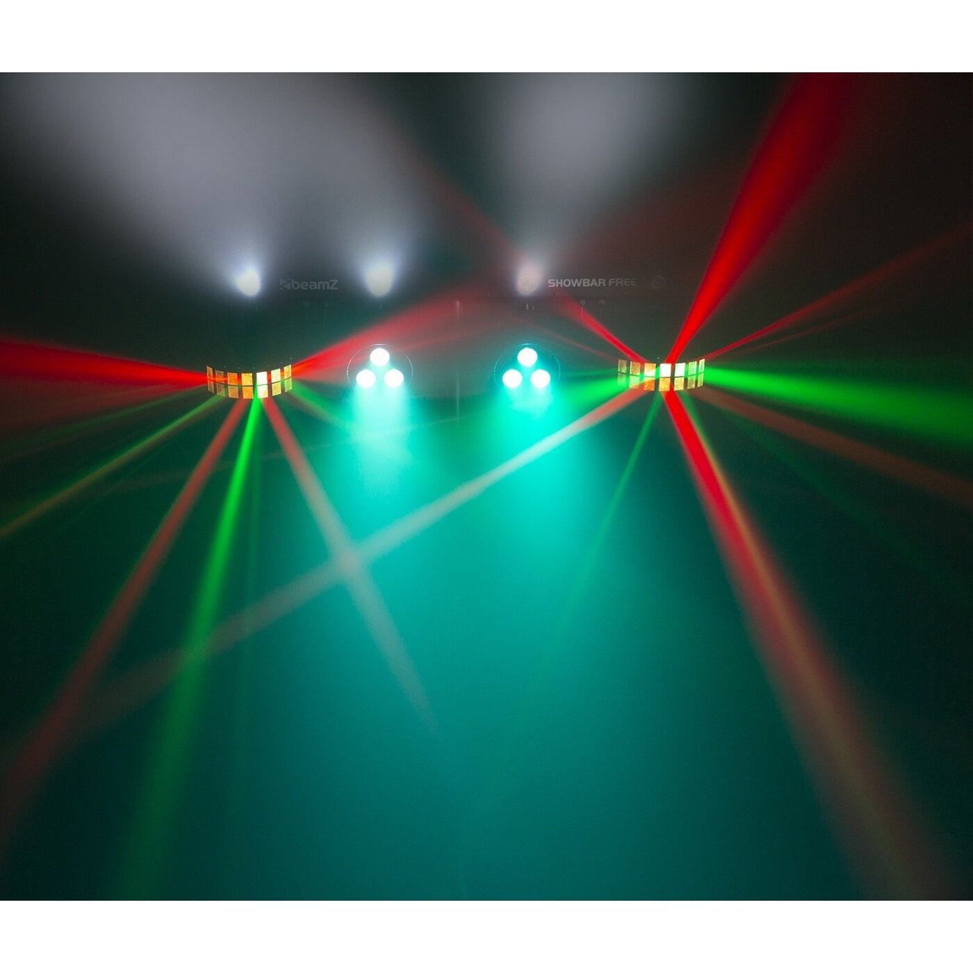 BeamZ Showbar FREE lichteffect 2x par, 2x derby & stroboscoop