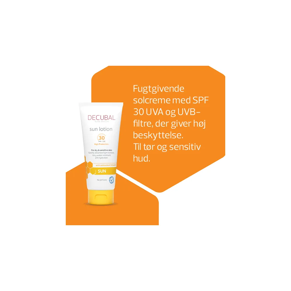 Decubal Sun Lotion SPF 30 - 180 ml.