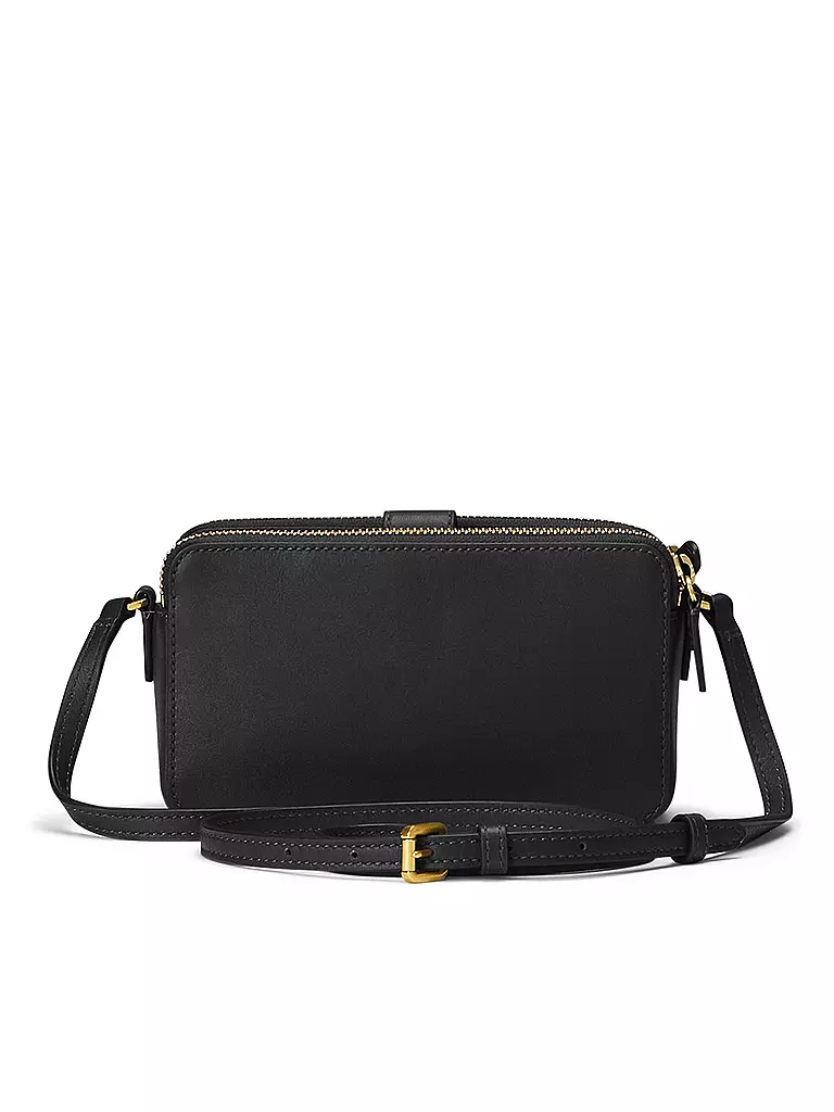 LAUREN RALPH LAUREN Ledertasche - Mini Bag schwarz
