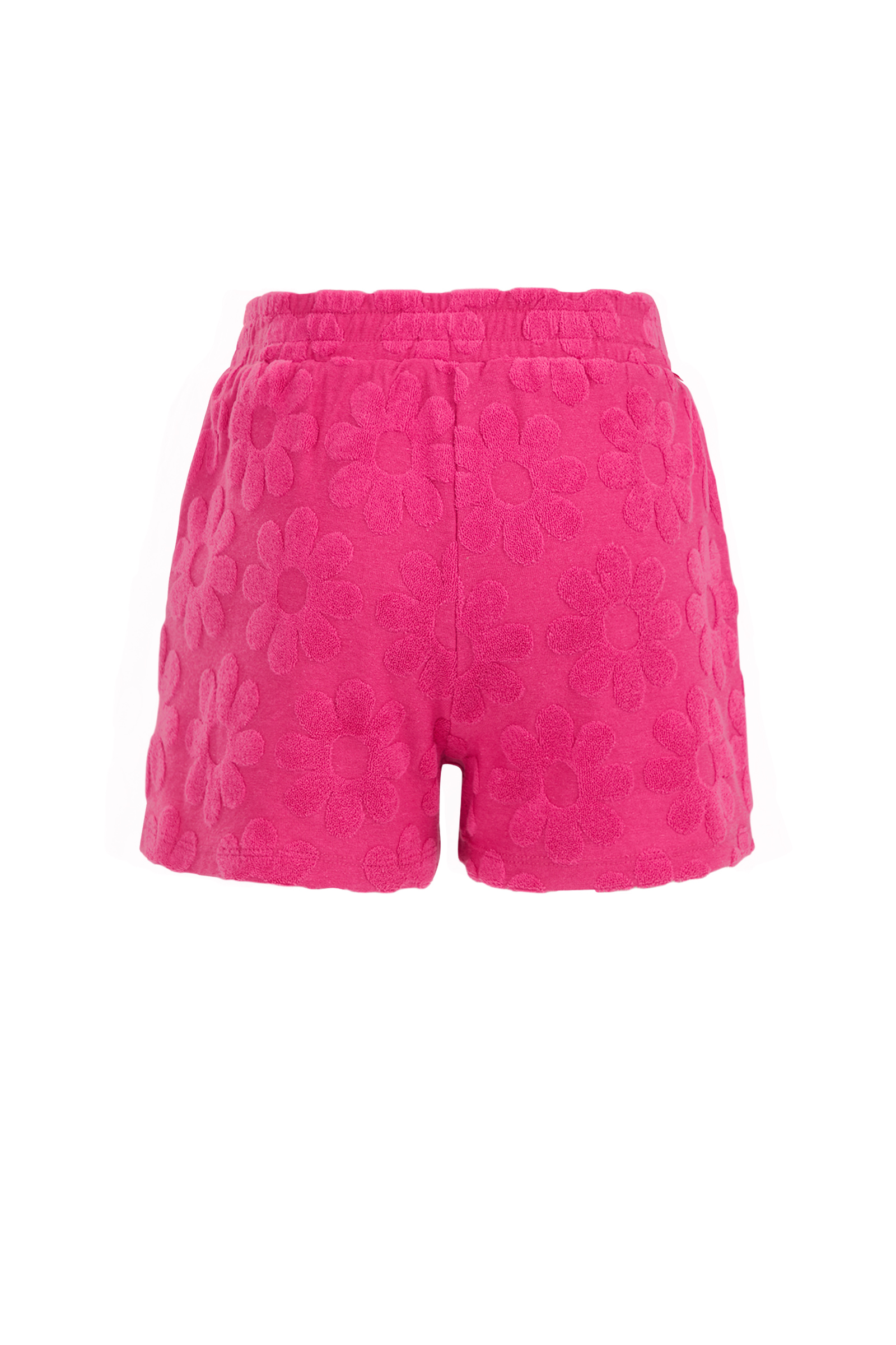 Meisjes short met structuur WE Fashion Roze