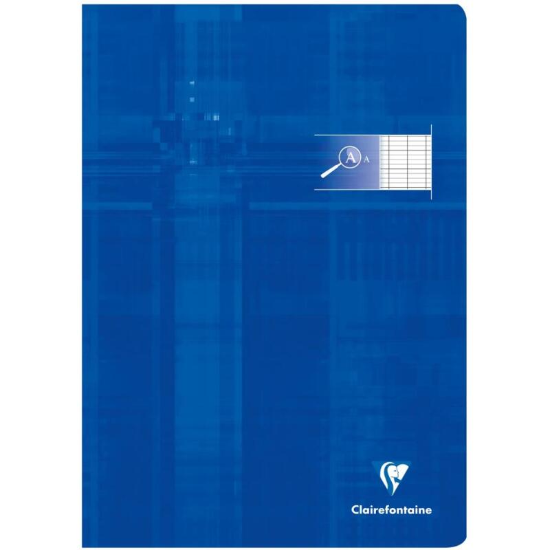 Cahier piqué spécial déficients visuels A4 96 pages grands carreaux 2 ,5mm agrandis 10x10 - Assortis