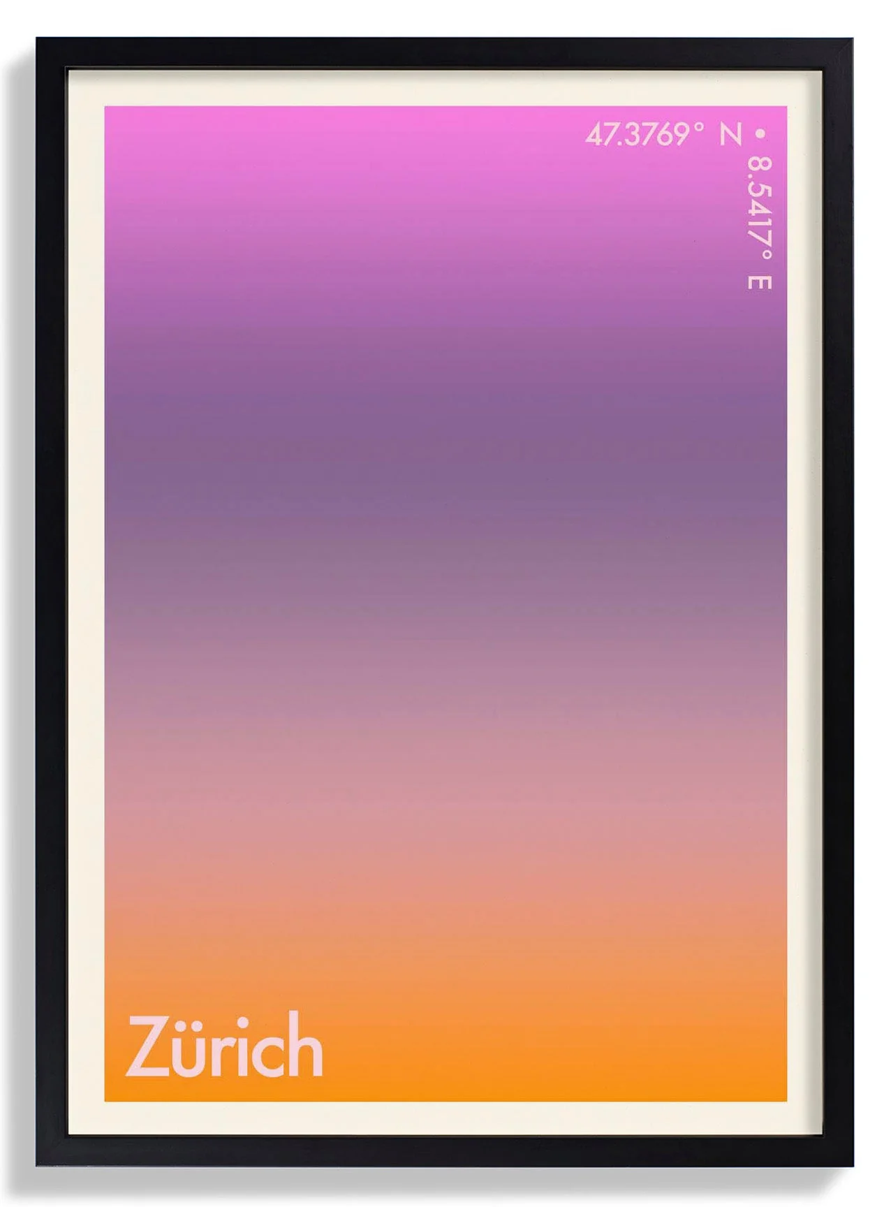 Zürich Sonnenuntergang Stadt