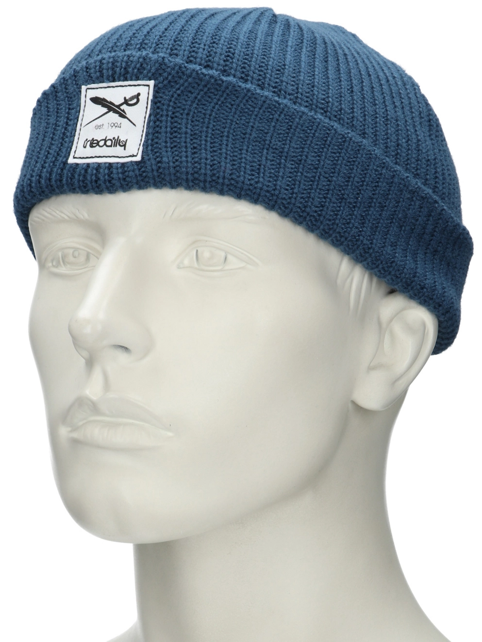 Iriedaily Kreuzkoelln Beanie steelblue