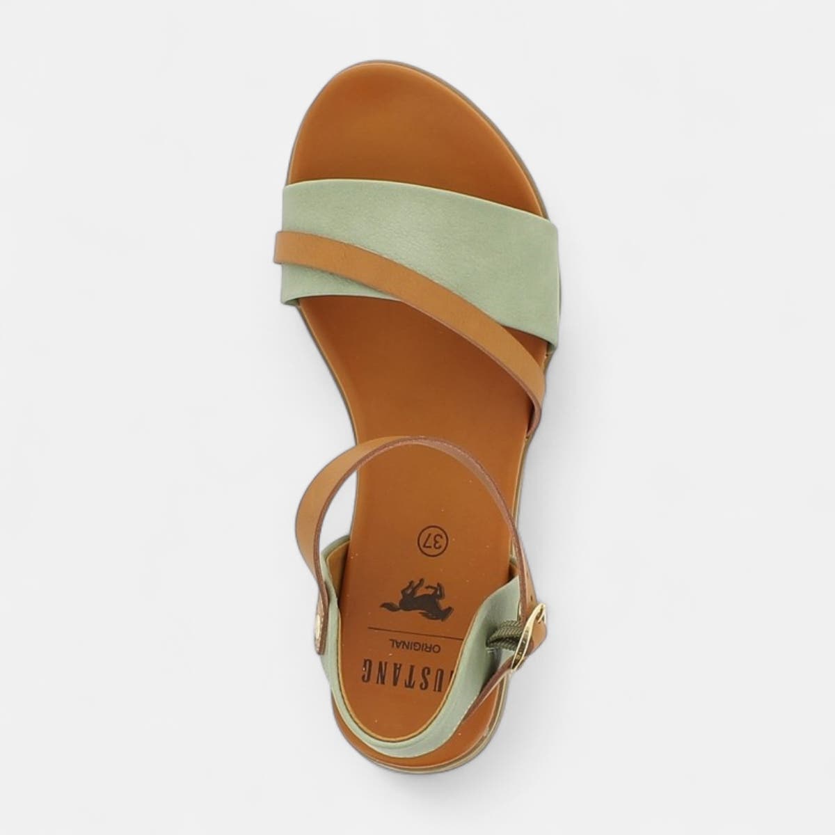 Nu-pieds Femme vert clair