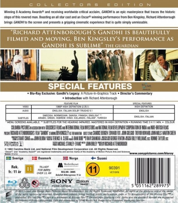 Gandhi - Collectors Edition - Blu-Ray