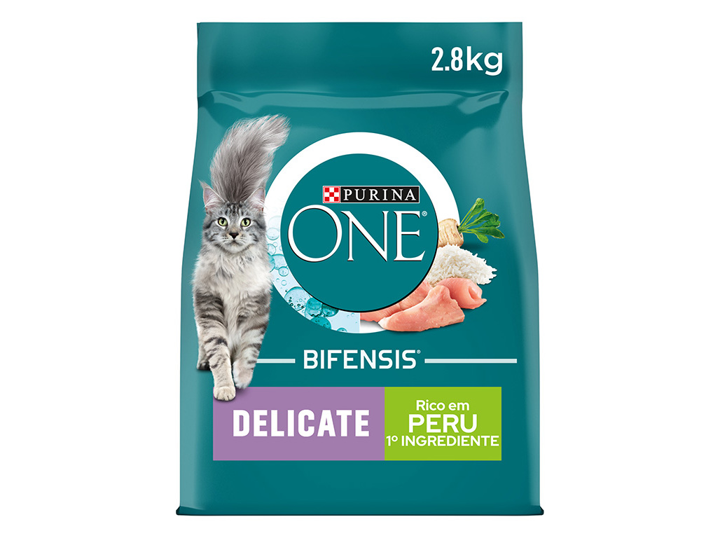 RAÇÃO PARA GATO PURINA ONE DELICATE 2.8KG