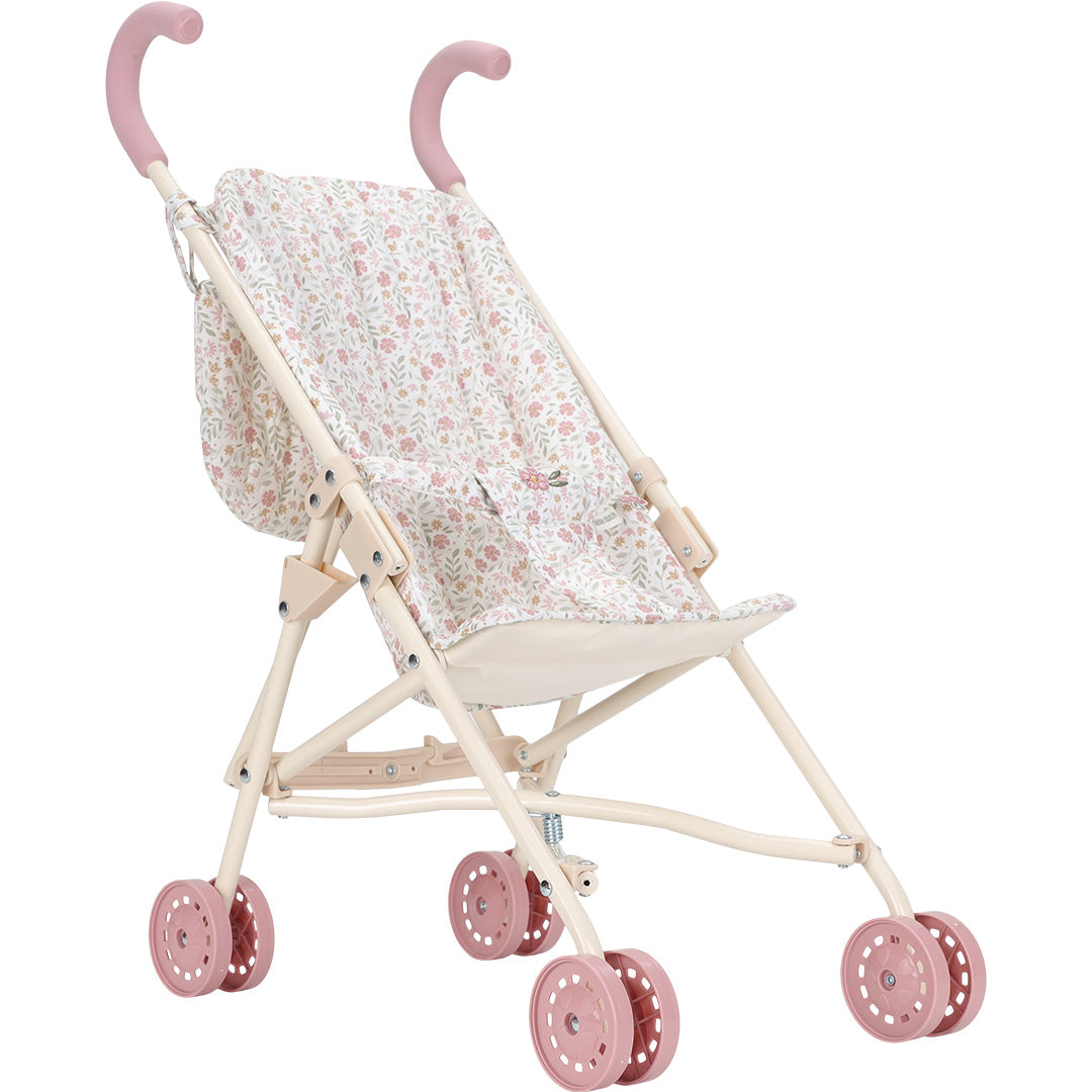 little dutch poppenbuggy - soft flowers