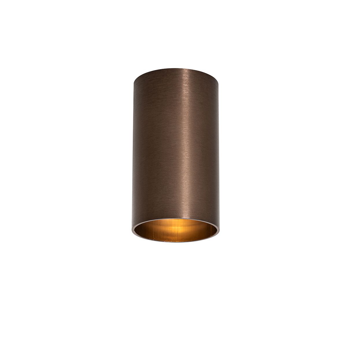 Moderne spot donkerbrons 5,5 cm - Tuba