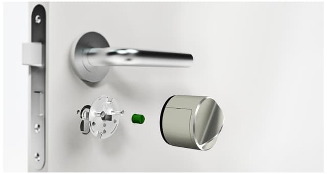 Danalog V3 2024 smart trådløs lås (sort/brun/Bluetooth/Scandi)