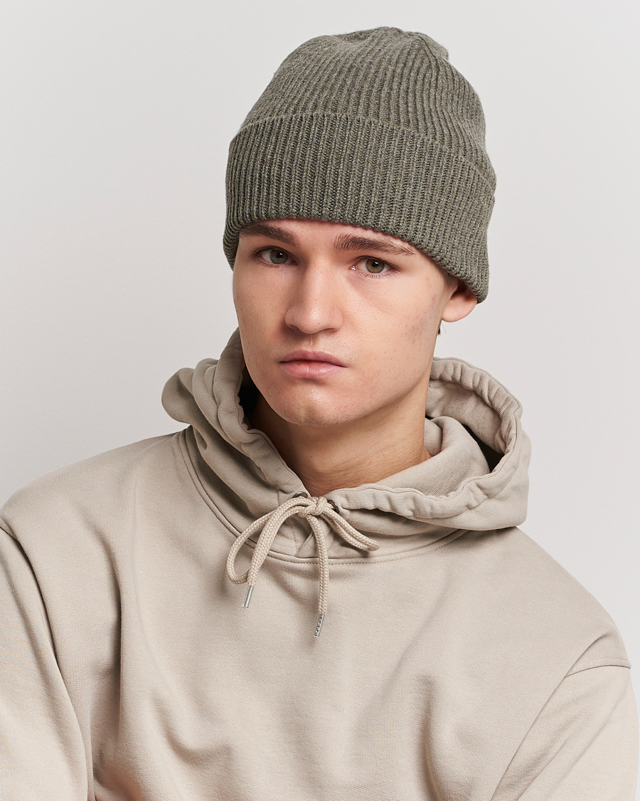 Colorful Standard Merino Wool Beanie Dusty Olive