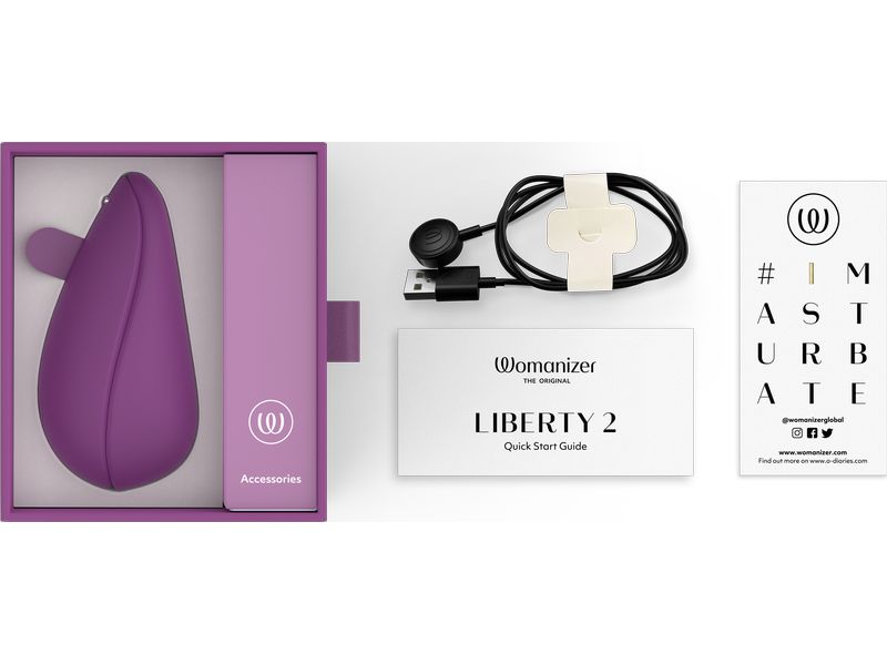 Womanizer Vibrator Womanizer Liberty 2 lila Auflegevibrator für sinnliche Stimulationen der Klitoris