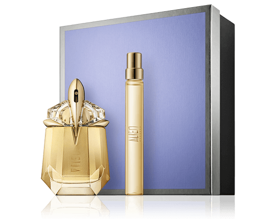 Thierry Mugler Alien Goddess Set mit EdP Spray (nachfüllbar) 30ml-10ml