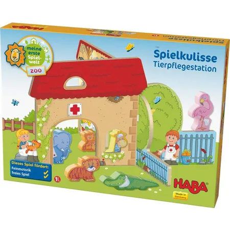 HABA 7389 Meine erste Spielwelt Zoo Tierpflegestation
