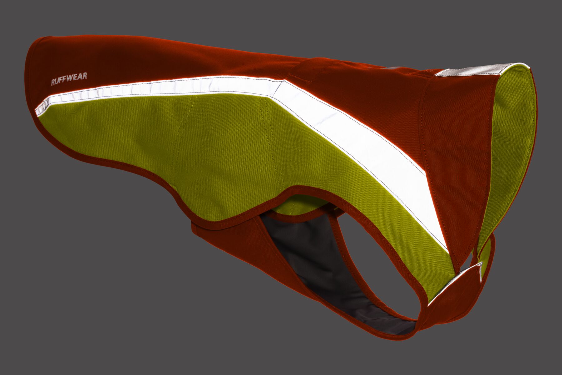 Veste haute visibilité et resistante aux intempéries lumenglow™ avec passage de laisse. Couleur: blaze orange (orange), taille: l