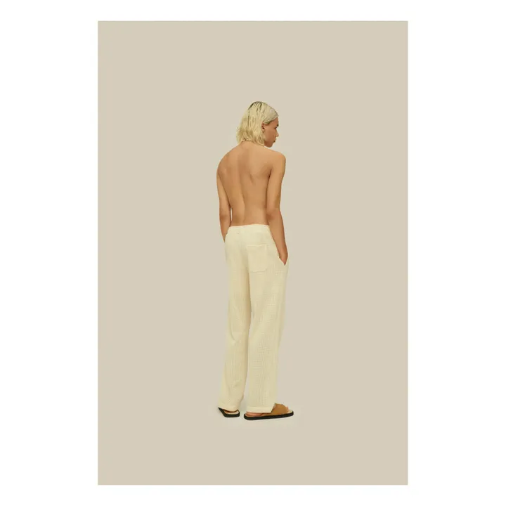 OAS Pantalon Ayora Net | Ecru